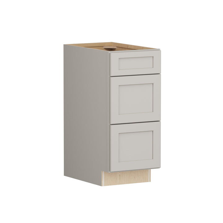 Shenandoah PRO Express Breckenridge 15-in W x 34.5-in H x 24-in D Stone Full Overlay 3-Drawer Base Fully Assembled Plywood Cabinet