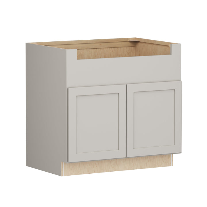 Shenandoah PRO Express Breckenridge 36-in W x 34.5-in H x 24-in D Stone Full Overlay Sink Base Fully Assembled Plywood Cabinet (Recessed Panel Shaker Style)