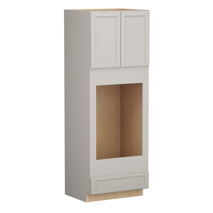 Shenandoah PRO Express Breckenridge 33-in W x 84-in H x 24-in D Stone Full Overlay 1-Drawer Double Oven Base Fully Assembled Plywood Cabinet (Recessed Panel Shaker Style)