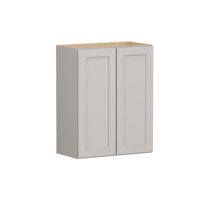 Shenandoah PRO Express Breckenridge 24-in W x 30.125-in H x 12-in D Stone Full Overlay Wall Fully Assembled Plywood Cabinet (Recessed Panel Shaker Door Style)