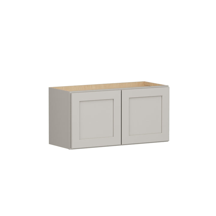 Shenandoah PRO Express Breckenridge 30-in W x 15.125-in H x 12-in D Stone Full Overlay Wall Fully Assembled Plywood Cabinet (Recessed Panel Shaker Door Style)