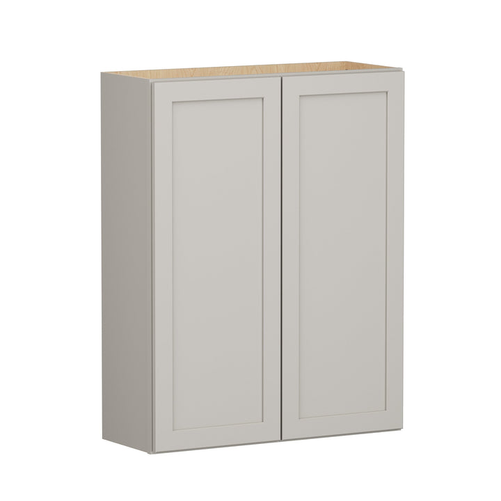 Shenandoah PRO Express Breckenridge 33-in W x 42.125-in H x 12-in D Stone Full Overlay Wall Fully Assembled Plywood Cabinet (Recessed Panel Shaker Door Style)