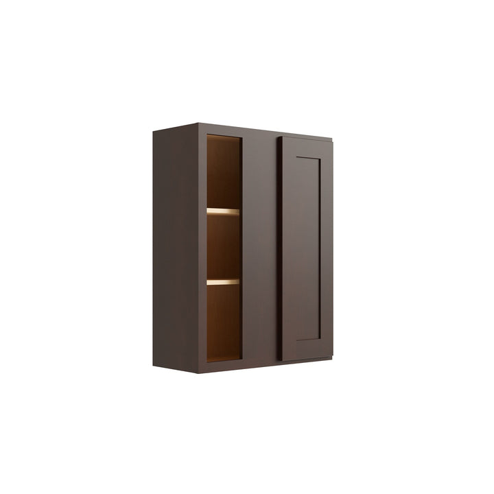 RELIABILT Parkstone 36-in W x 30-in H x 12-in D Espresso Blind Wall Fully Assembled Plywood Cabinet (Shaker Door Style)