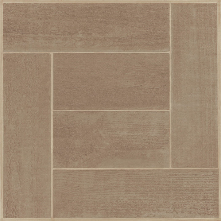 Achim Nexus Saddlewood 12-in x 12-in Peel-and-Stick Vinyl Tile Flooring, 20-sq ft Carton