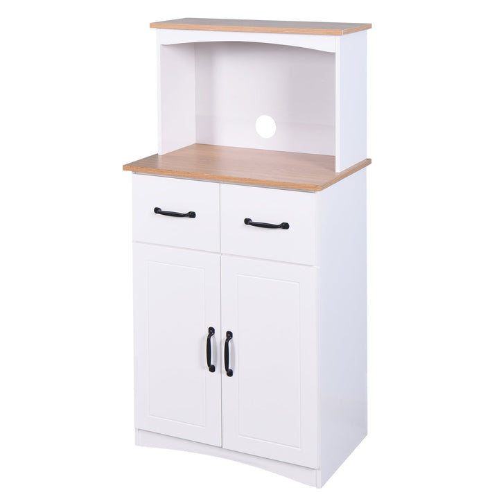 GZMR White Wooden Kitchen Cabinet Contemporary/Modern Mdf Wood Sideboard