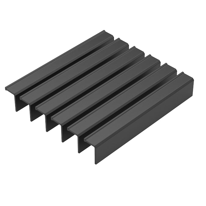 Origin 21 NILS 5-1/16-in (128mm) Center to Center Matte Black Rectangular Cup Drawer Pull