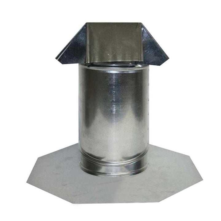 Gibraltar Building Products Total Jack 6-in x 15-in Galvanized Steel Vent & Pipe Flashing (Adjustable Pitch)