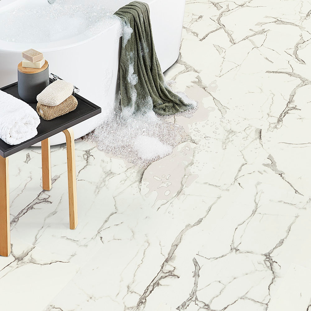 Pergo DuraCraft Verona Marble Waterproof Vinyl Tile with Stone Look