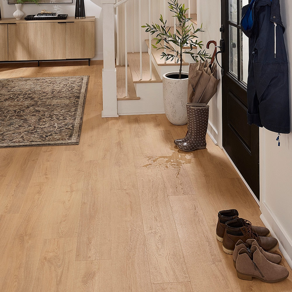 Pergo DuraCraft Waterproof Luxury Vinyl Plank Flooring, Bruges Oak Brown