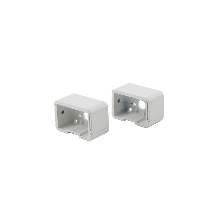 Deckorators 2.5-in x 2.4375-in Cable Railing Textured White Aluminum Rail Bracket (3-Pack)