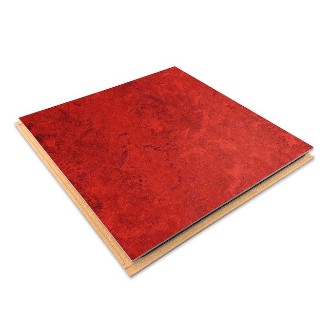 Forbo Flooring Systems Marmoleum Cinch Loc Seal Bleeckerstreet 10-mm T x 12-in W x 12-in L Waterproof Tile Look Laminate Flooring (6.78-sq ft / Carton)