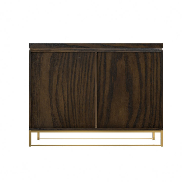 GZMR 15.75-in W x 31.5-in H Mdf Brown Freestanding Utility Storage Cabinet