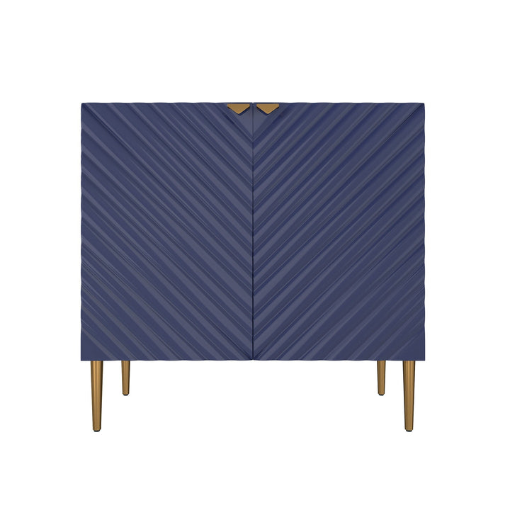 GZMR 15.75-in W x 31-in H Mdf Blue Freestanding Utility Storage Cabinet