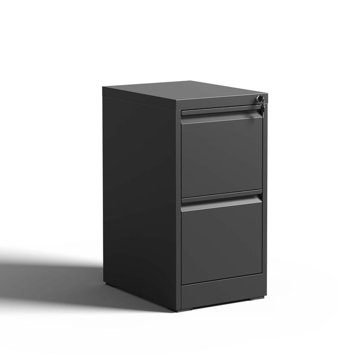 Kahomvis Black Office Cabinet
