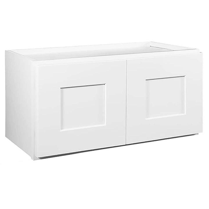 Design House Brookings 24-in W x 12-in H x 12-in D White Maple Wall Ready To Assemble Plywood Cabinet (Recessed Panel Shaker Door Style)