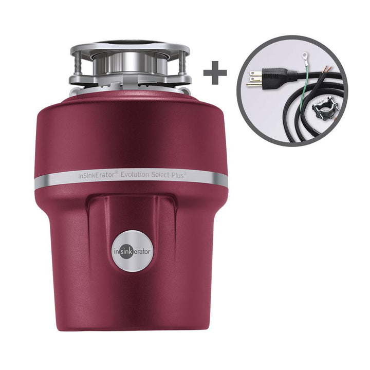InSinkErator Evolution Select Plus 3/4 HP Continuous Feed Garbage Disposal with Power Cord Kit Included