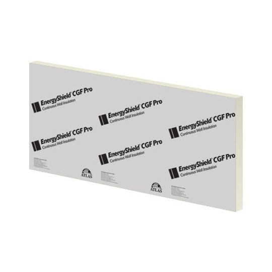 Atlas EnergyShield CGF Pro Continuous Wall Insulation, 1/2 in. x 4 ft. x 8 ft.