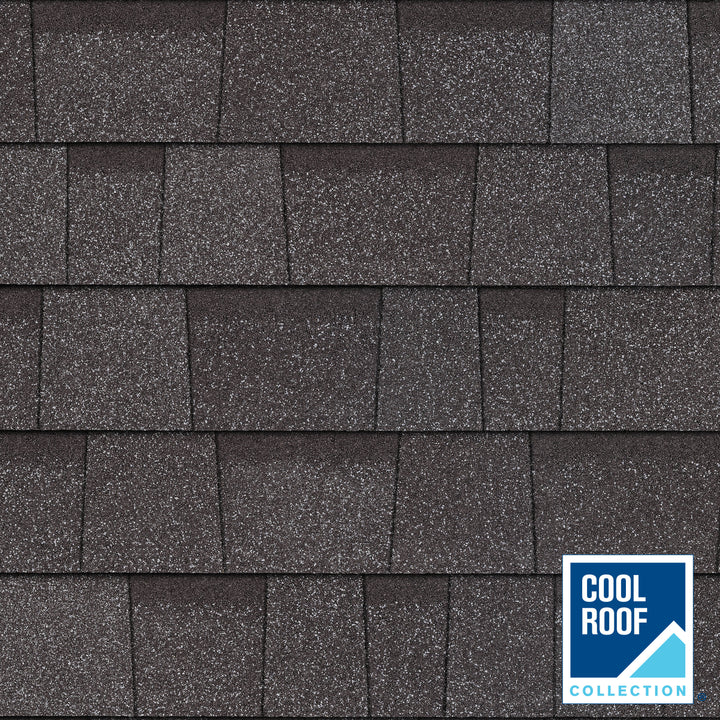 Owens Corning TruDefinition Duration COOL Plus Architectural Roof Shingles, Midnight — 32.8-sq ft per Bundle