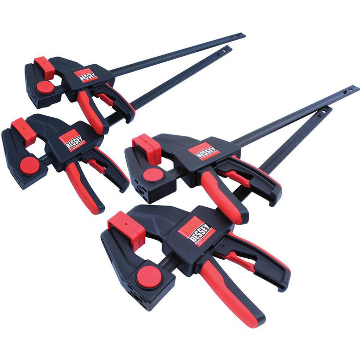 Trigger Clamp Set Containing 2 Each of EHKM06 and EHKL12 (4-Piece) - Super Arbor
