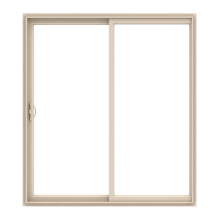Pella 72-in x 96-in Vinyl Sliding, Left-hand sliding – primary product view
