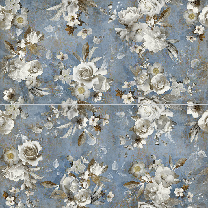 Affinity Tile Parete Setoso Blue 24-in x 47-in Multi-finish Porcelain Patterned Floor and Wall Tile product image