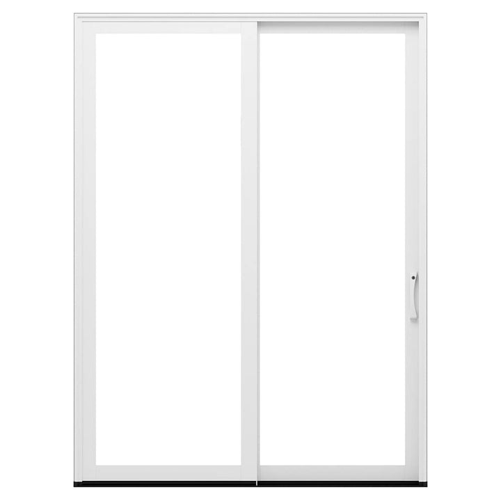 Pella 72-in x 80-in Clad-wood Sliding, Right-hand sliding – primary product view