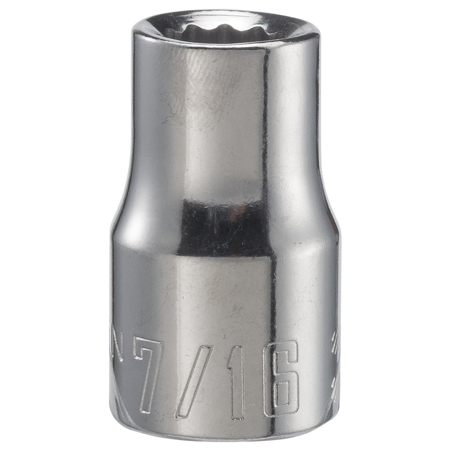 Craftsman 7/16 in. SAE 12 Point Shallow Socket - 1/2 in. Drive
