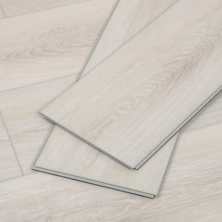 CALI Mute Step Castaway Oak 20-mil x 7-in W x 48-in L Waterproof Interlocking Luxury Vinyl Plank Flooring