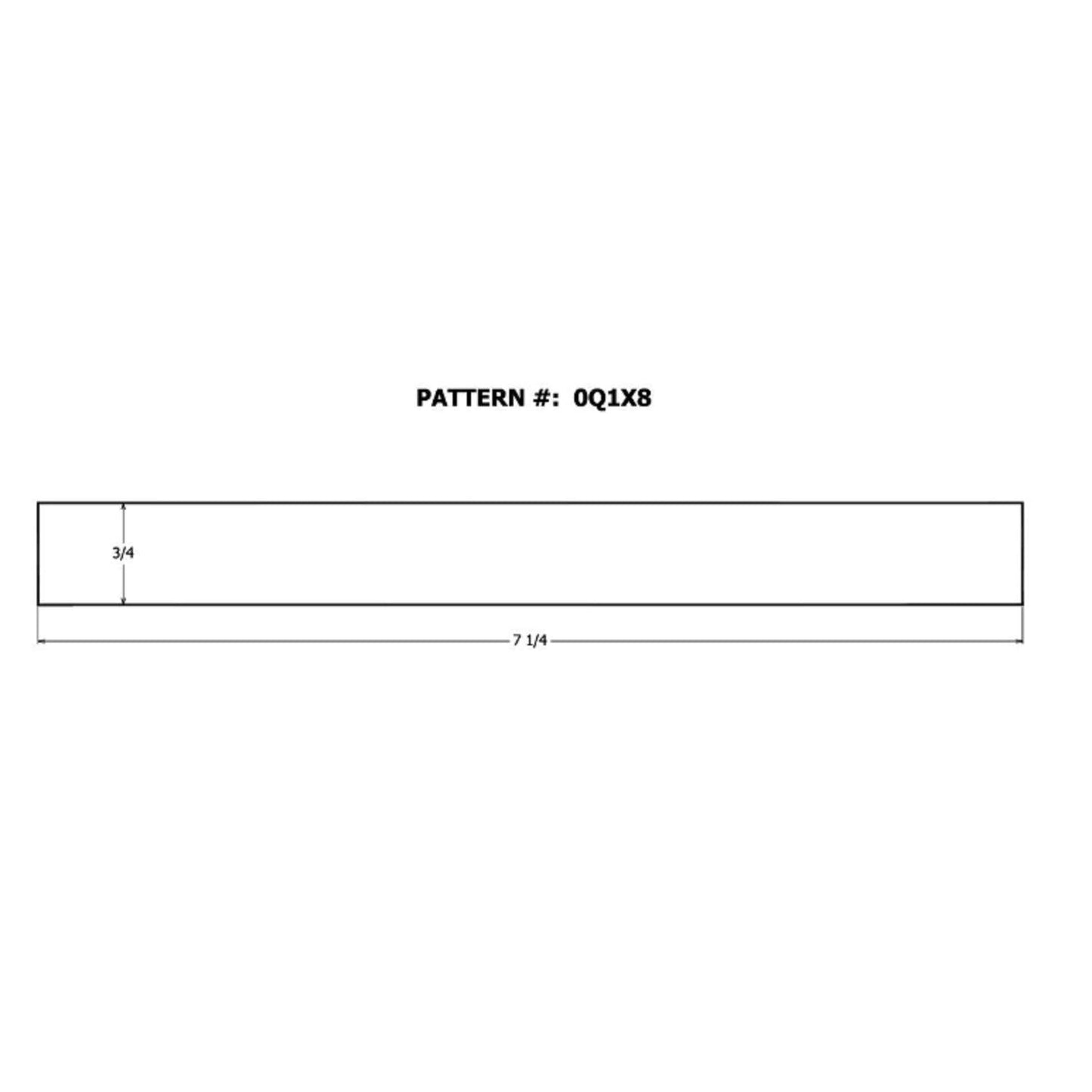 Alexandria Moulding 1 in. T x 8 in. W x 4 ft. L Pine Board