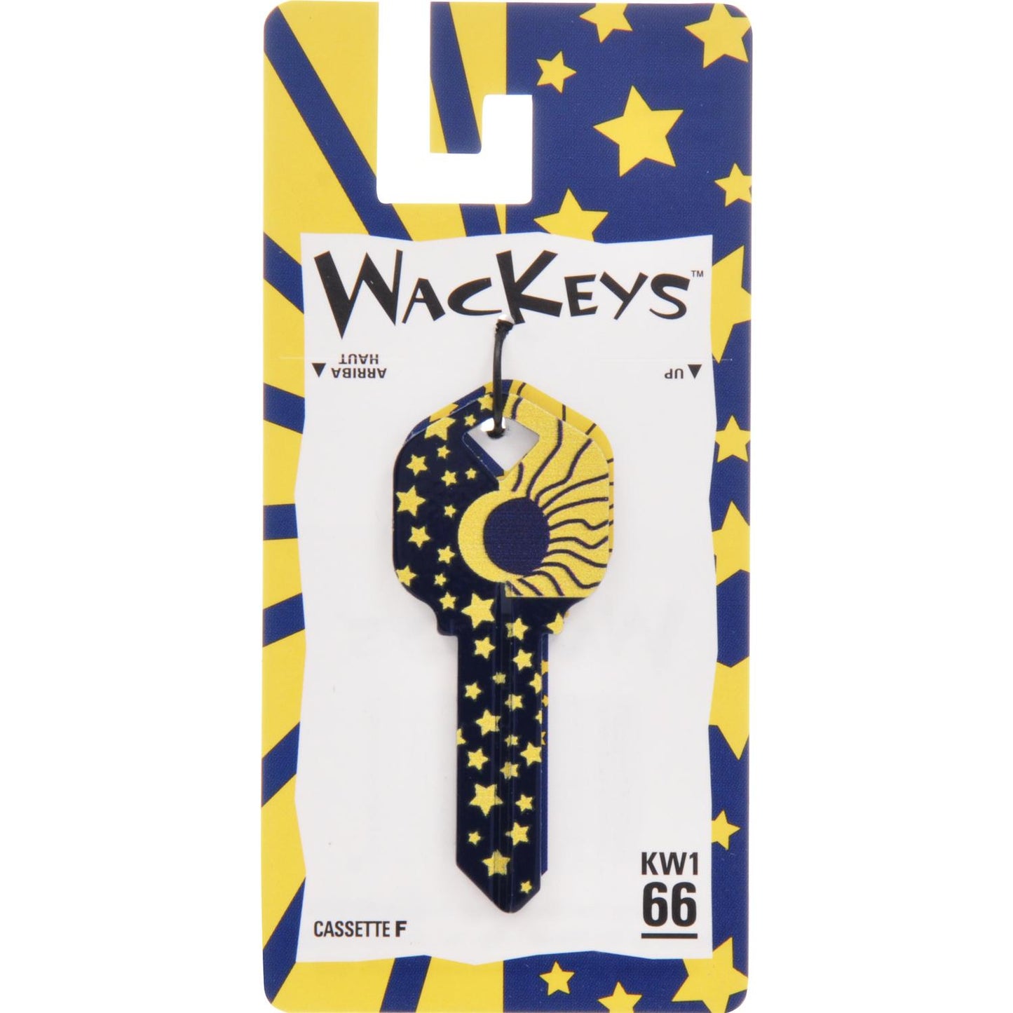 Hillman Wackey Sun & Moon House/Office Universal Key Blank Single, KW1 66