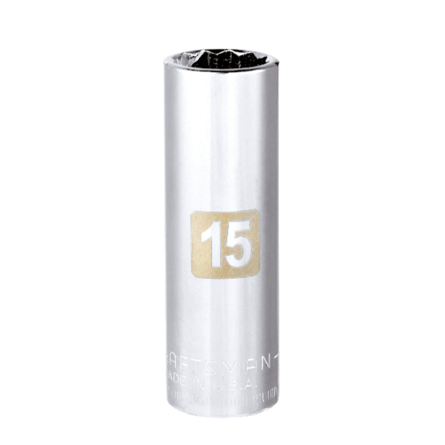 Craftsman 15 mm Metric 12 Point Deep Socket, 3/8 in. Drive