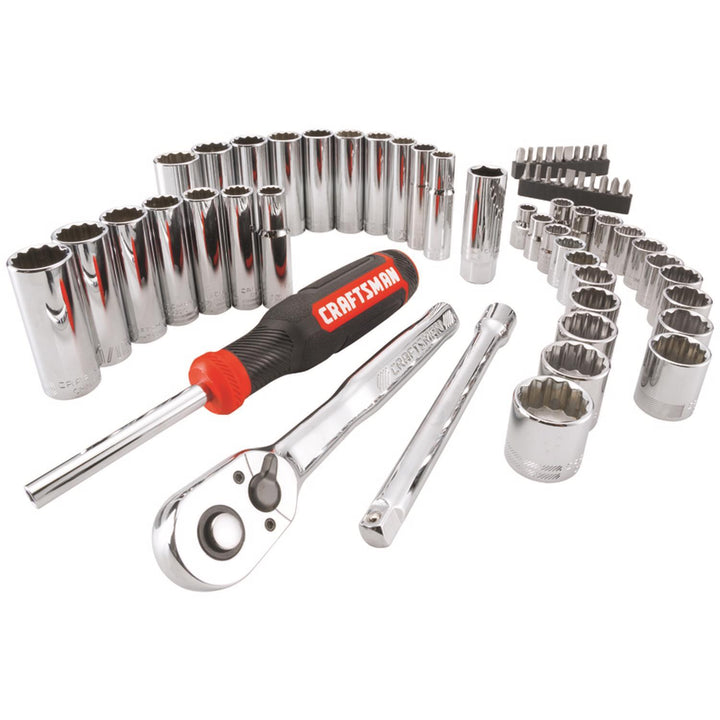 Craftsman 61-Piece 3/8" Drive Metric and SAE Mechanics Tool Set