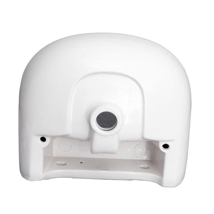 Barclay Products Compact 450 Wall-Hung Bathroom Sink in White