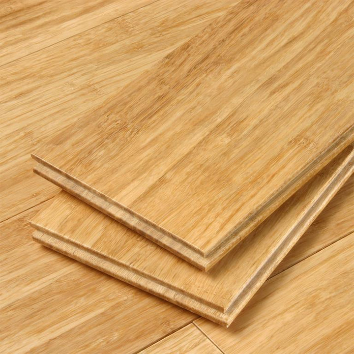CALI BAMBOO Natural 9/16 in. T x 5.39 in. W x 72 in. L Solid Wide T&G Bamboo Flooring, 27.01 sq. ft./Carton