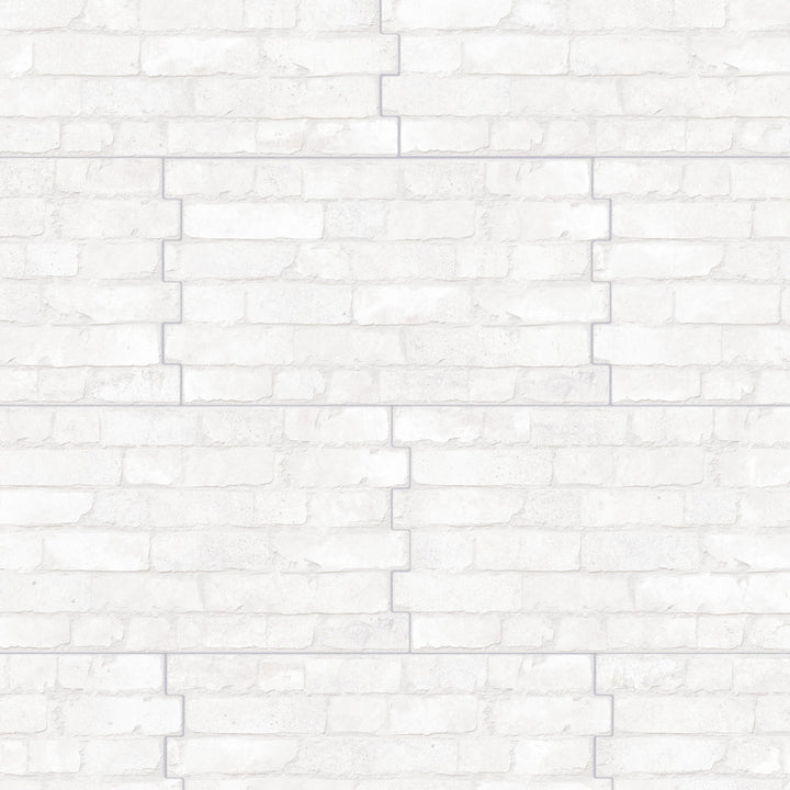 Affinity Tile Manhattan Blanco 12-in x 21-in Matte Porcelain Brick look Multi-shaped Wall Tile product image