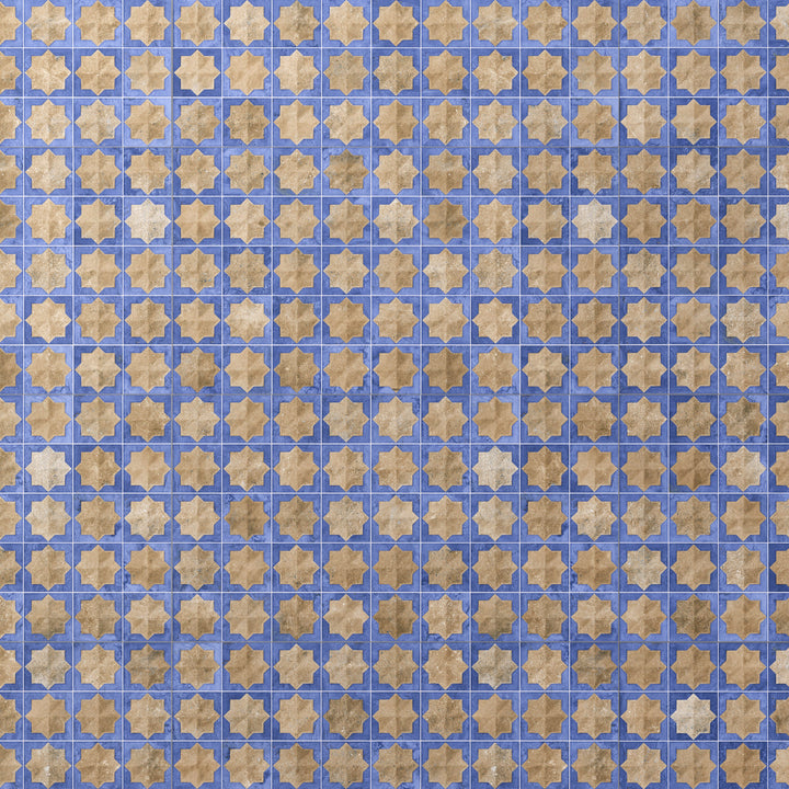 Affinity Tile Tetuan Astre Terra Cobalt 12-in x 22-in Multi-finish Porcelain Wall Tile product image