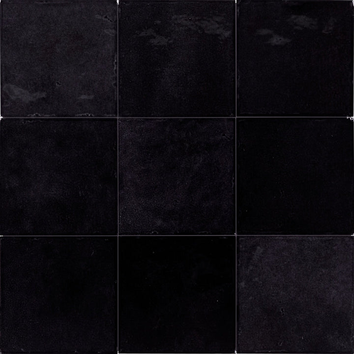 Daltile Handcrafted Artistry Midnight Port 4-in x 4-in Glossy Ceramic Handcrafted look Wall Tile product image