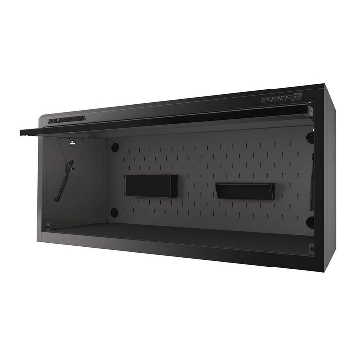 U.S. GENERAL 56 in. x 22 in. Work Center Hutch, Series 3, Black