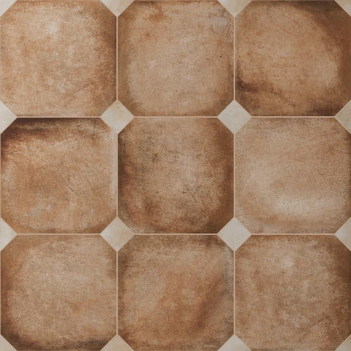 Affinity Tile Laverton Octagon Natural with Taco Arena 8-in x 8-in Matte Porcelain Cement look Multi-shaped Floor and Wall Tile product image