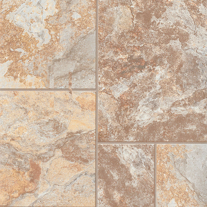 Congoleum AirStep Evolution Terrace Desert Sunset Sheet Vinyl Sample (Cut-to-Length)