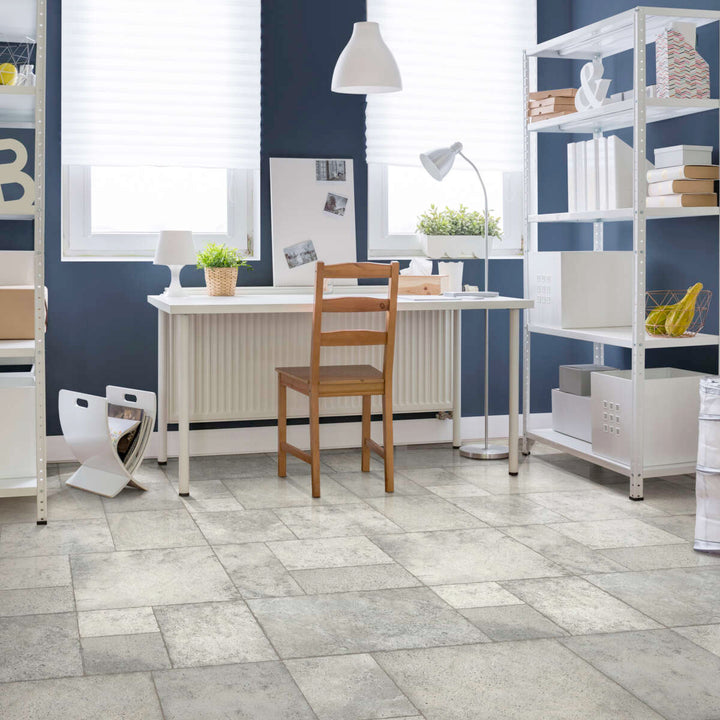 Congoleum Glacier Trail 13-mil x 12-ft W Waterproof Cut-to-Length Vinyl Sheet Flooring