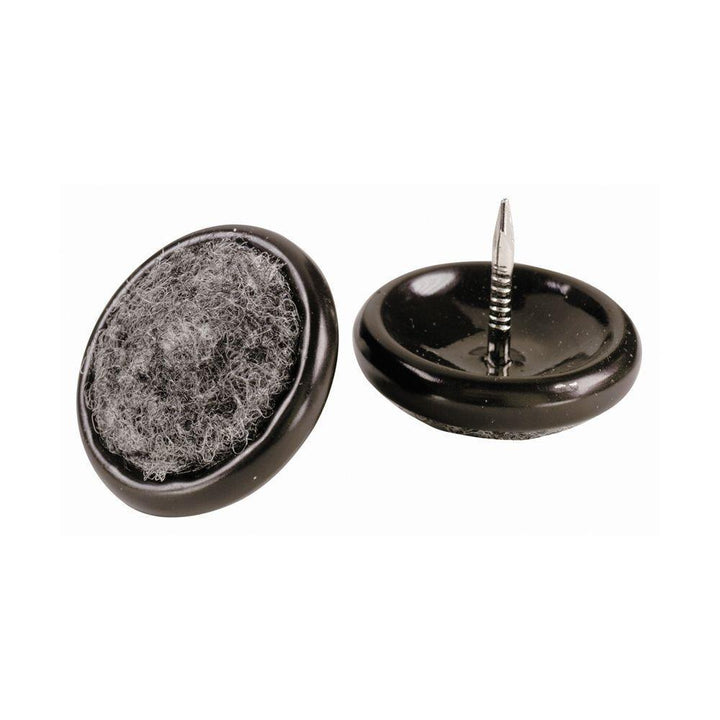 1 in. Nail-On Glides with Carpet Base (4 per Pack)