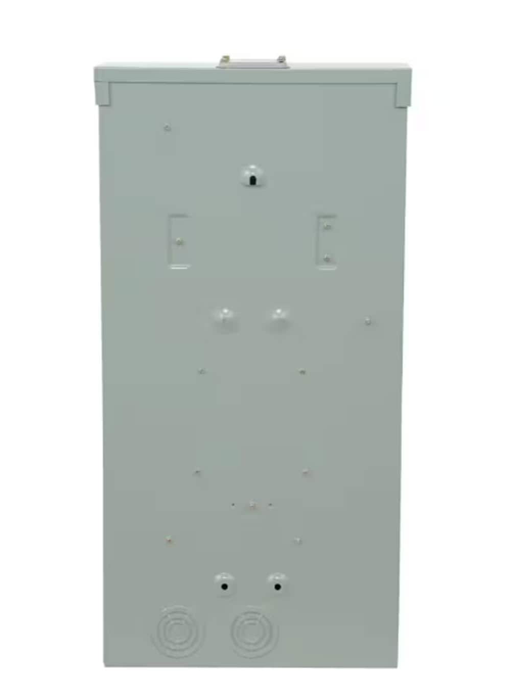 Midwest Compatible with ABB and GE THQL, THHQL Standard, Pigtail AFCI, GFCI and DFCI breakers 200-Amp 4-space load center - side view