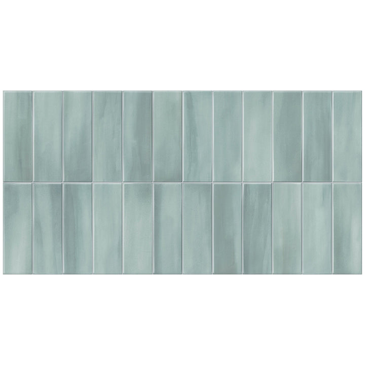 Giorbello Allure Sage 12-in x 24-in Glazed Porcelain Handcrafted look Wall Tile product image