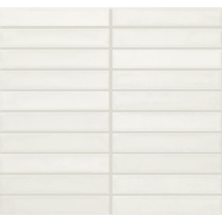 Daltile Handcrafted Artistry Blanca 10-in x 12-in Matte Ceramic Handcrafted look Mosaic Floor and Wall Tile product image