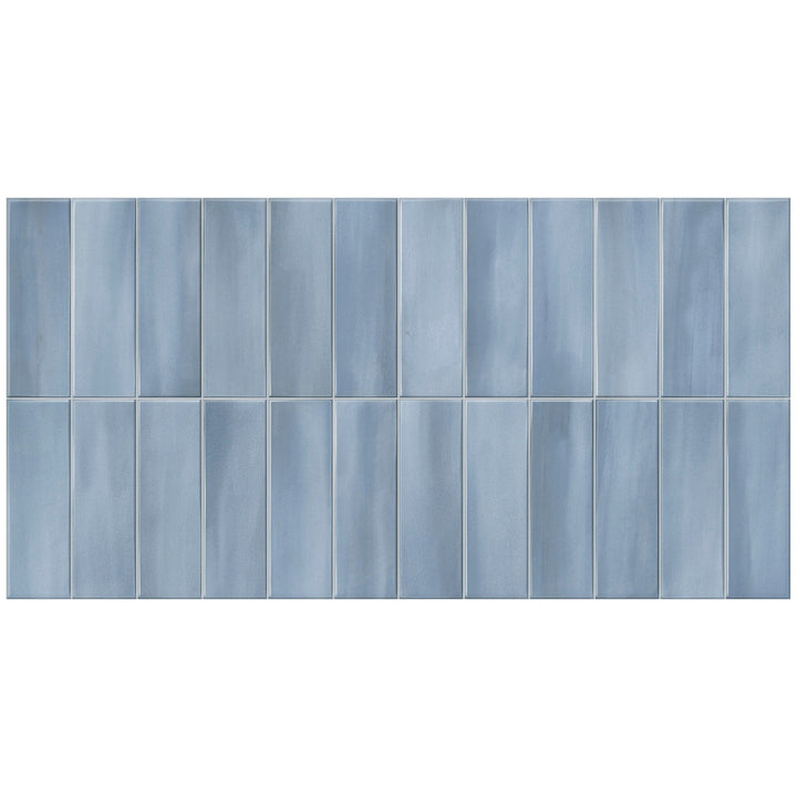 Giorbello Allure Sky 12-in x 24-in Glazed Porcelain Handcrafted look Wall Tile product image