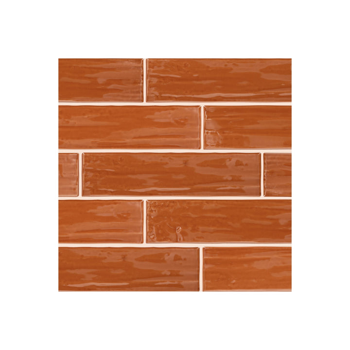 Daltile Artcrafted Cotto 3-in x 12-in Glossy Ceramic Handcrafted look Wall Tile product image
