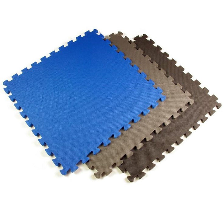 Greatmats Economy Foam Blue 2 ft. x 2 ft. x 1/2 in. Interlocking Puzzle Floor Tiles (Case of 20)