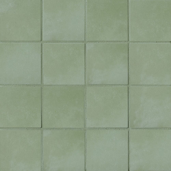 PIXL By Crossville Solenza Salvia 3-in x 3-in Matte Porcelain Cement look Mosaic Floor and Wall Tile product image