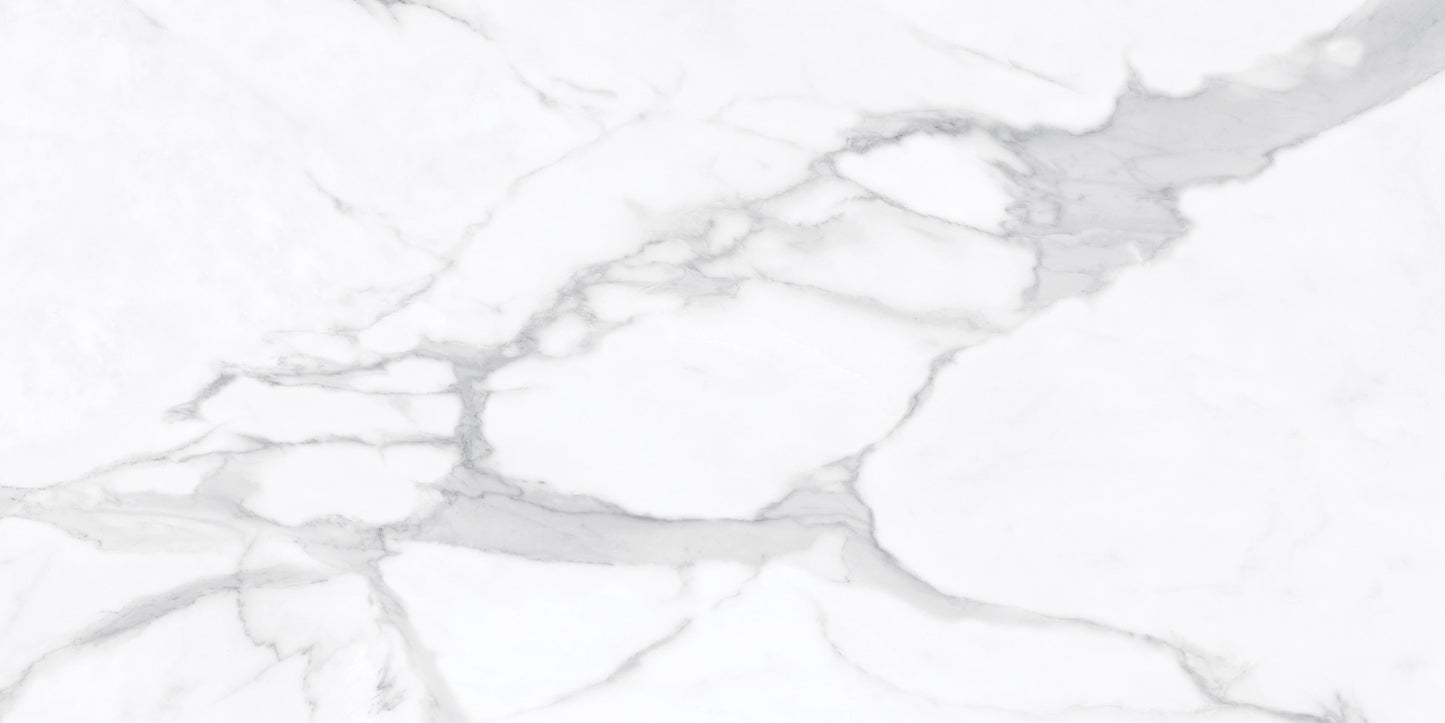 Satori La Marca Statuario Nuovo 24-in x 48-in Honed Porcelain Marble look Floor and Wall Tile product image
